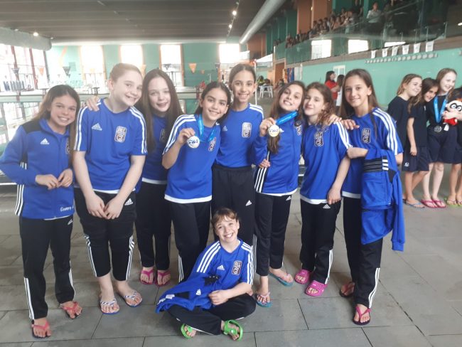 Squadra esordienti B di nuoto sincronizzato di All Round